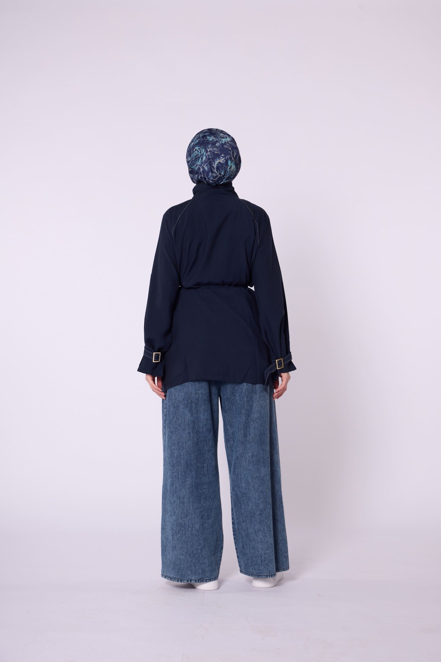 Stitch Detail Pocketed Lightweight Summer Jacket