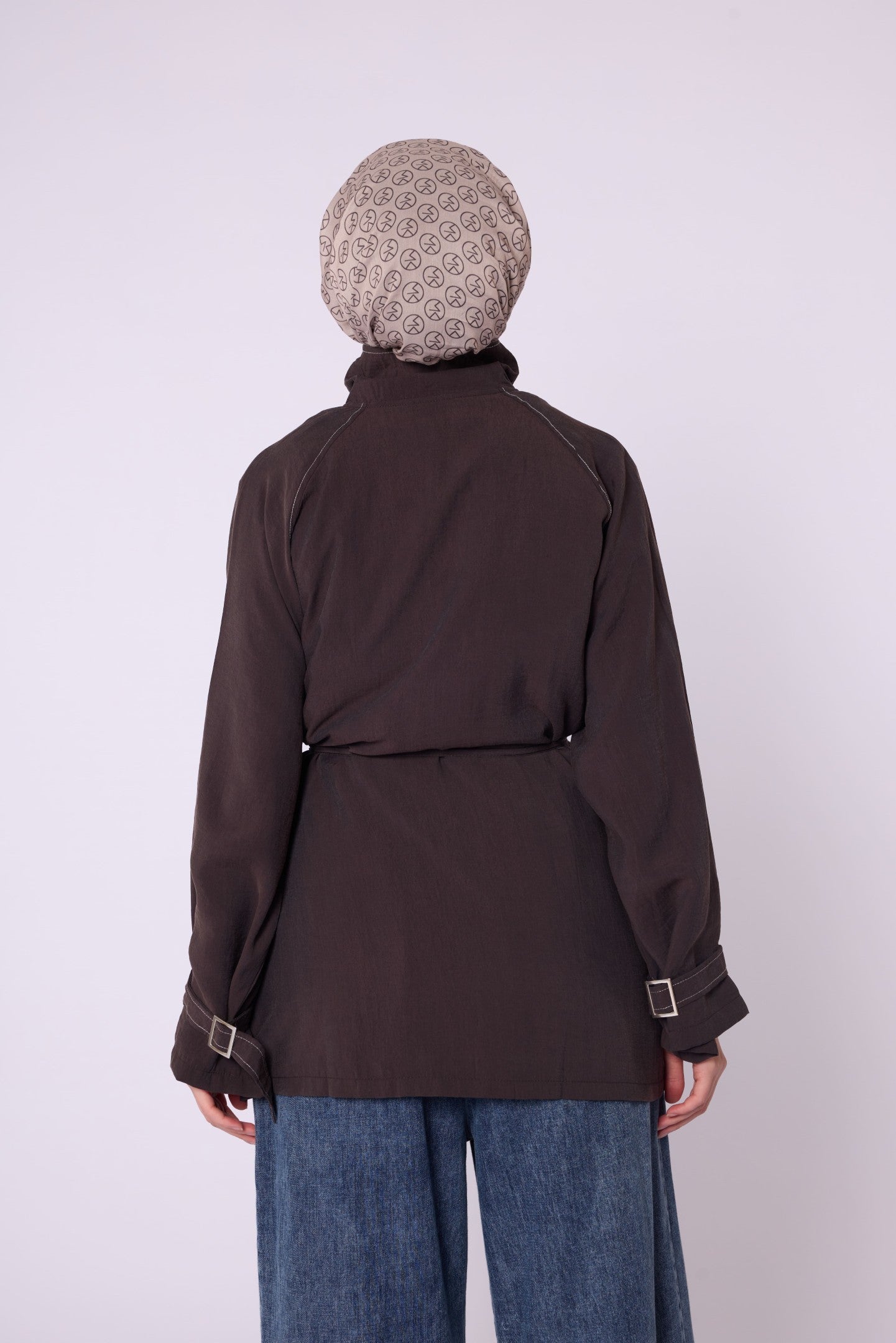 Stitch Detail Pocketed Lightweight Summer Jacket