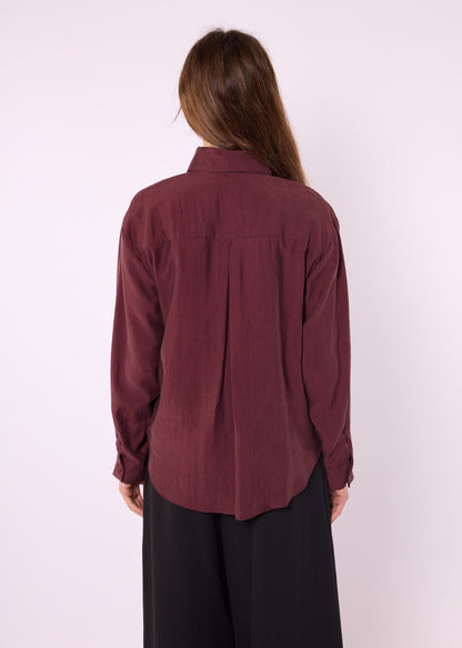 Tencel Shirt with Bow Detail