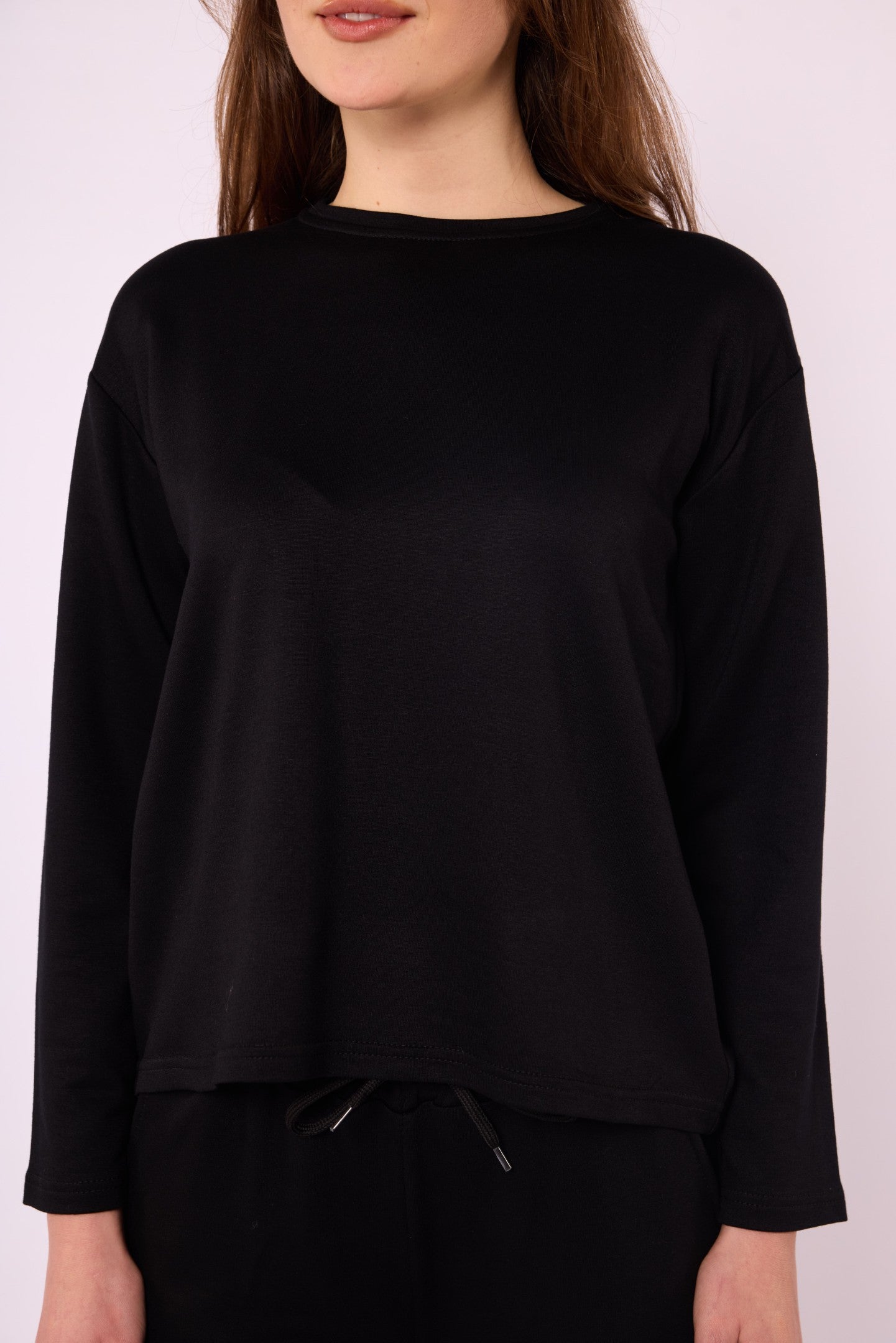 Plain Crew Neck Tracksuit Set