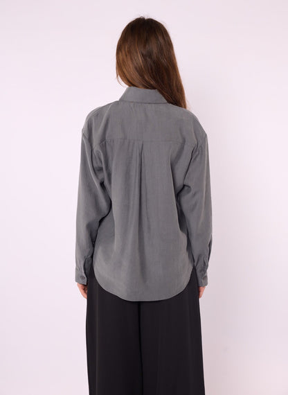Tencel Shirt with Bow Detail