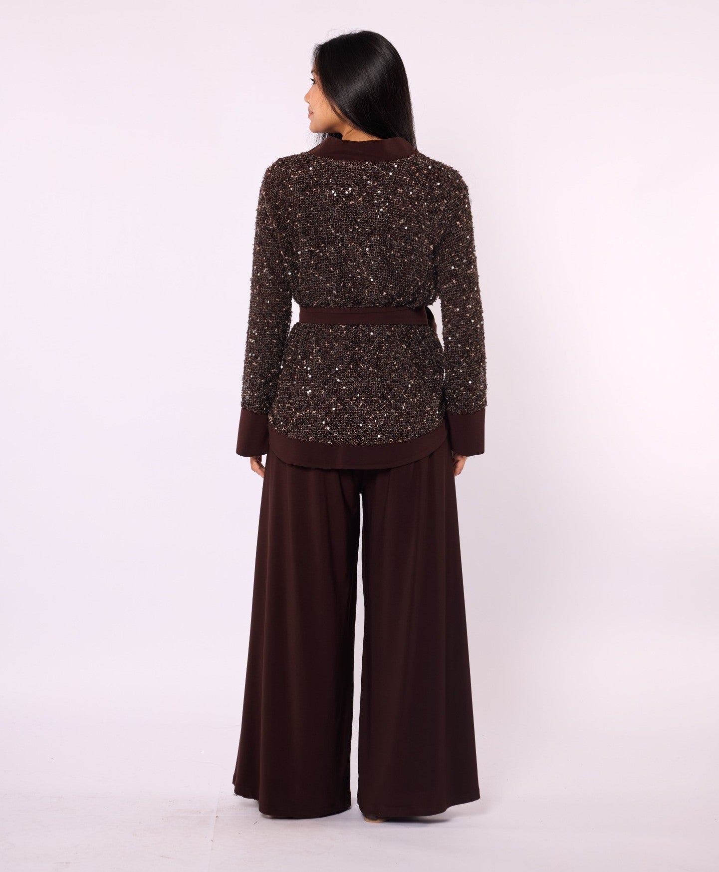 Set with Sequin Detailed Jacket