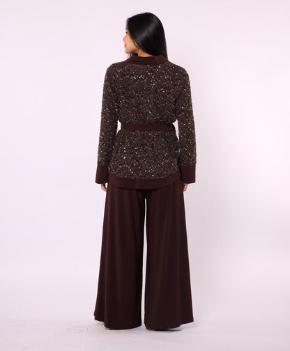 Set with Sequin Detailed Jacket
