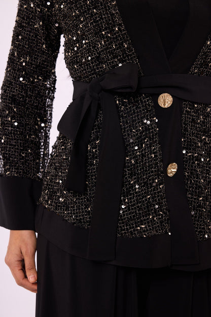 Set with Sequin Detailed Jacket