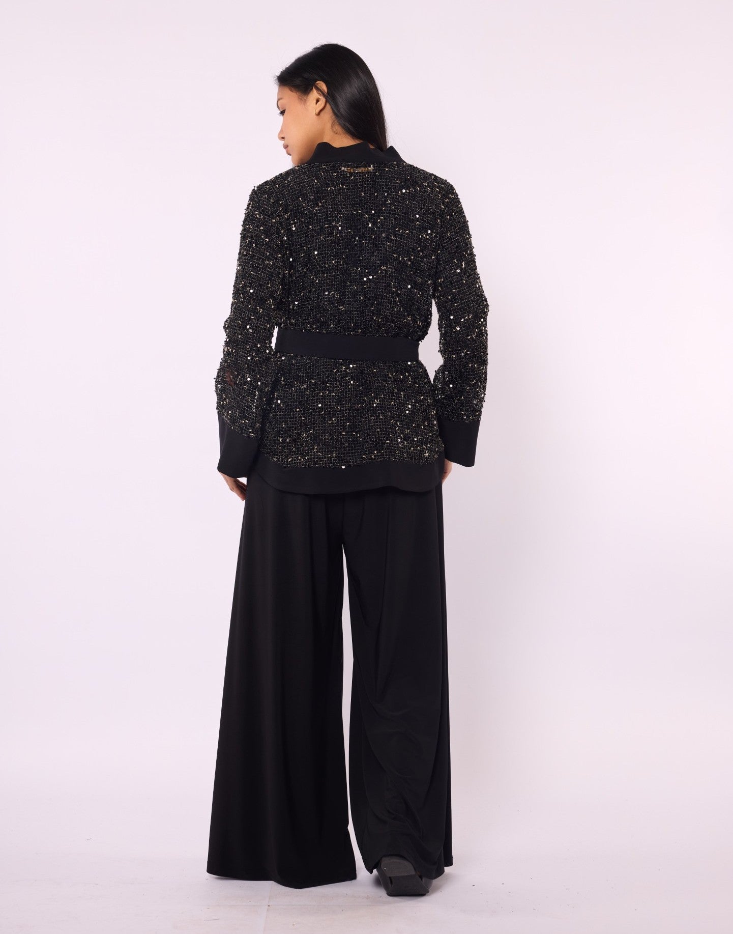 Set with Sequin Detailed Jacket