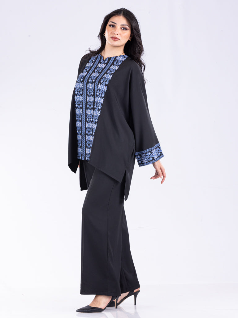 Embroidered set