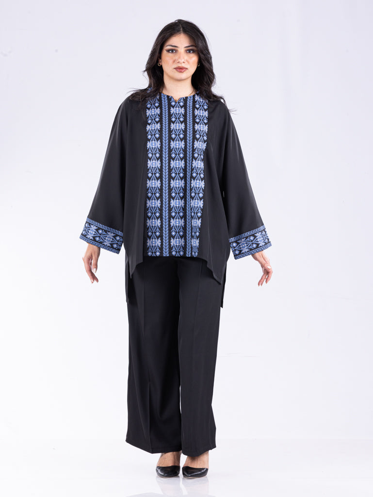 Embroidered set