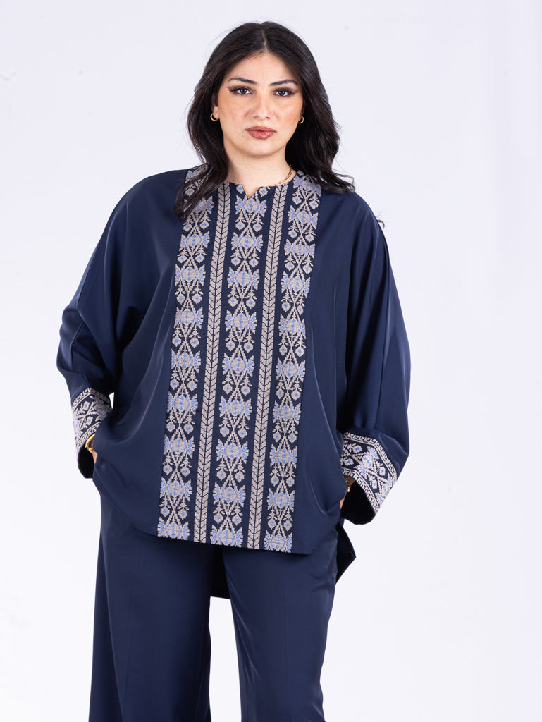 Embroidered set