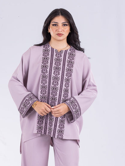 Embroidered set