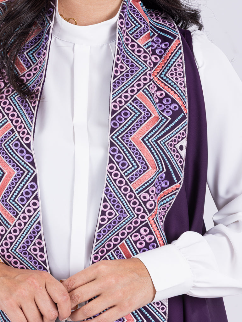 Vest Embroidered
