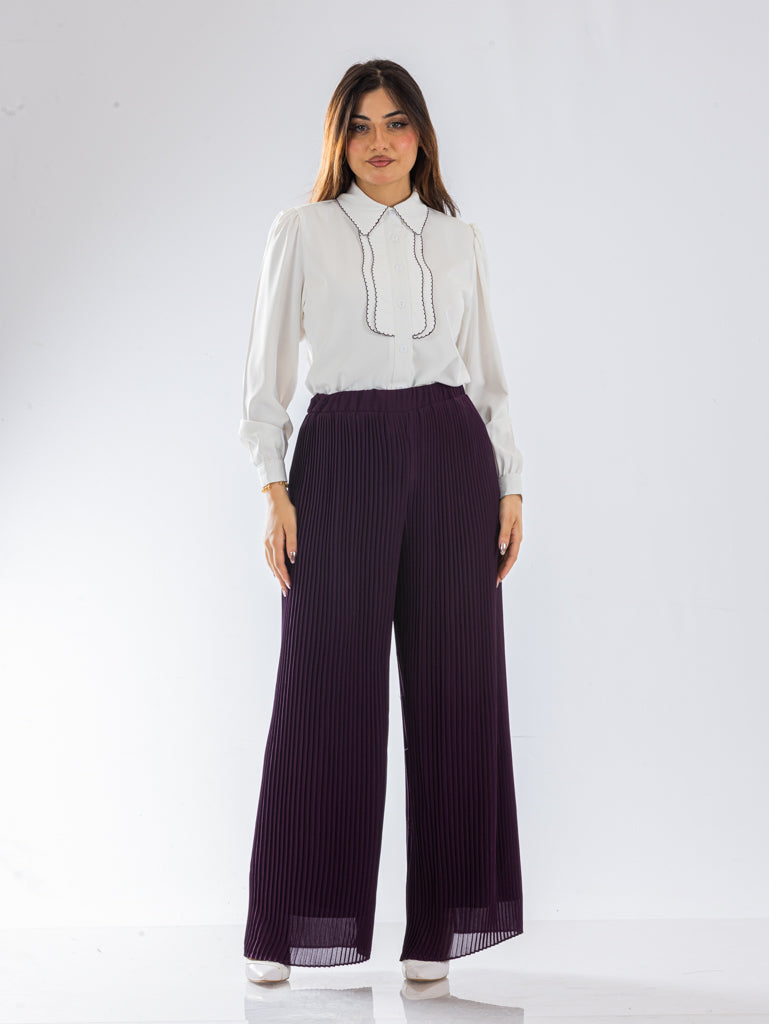 Chiffon pants
