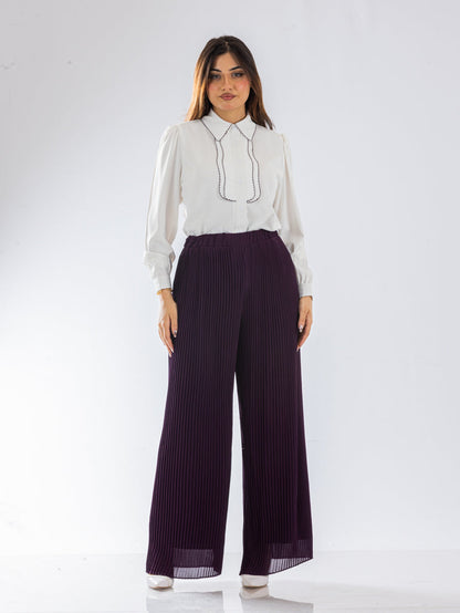 Chiffon pants