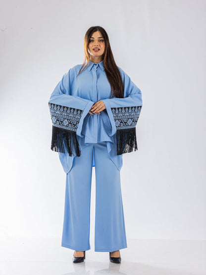 Embroidered set