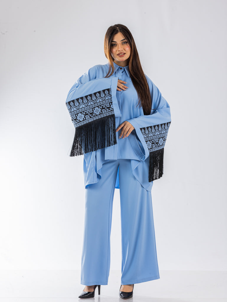 Embroidered set