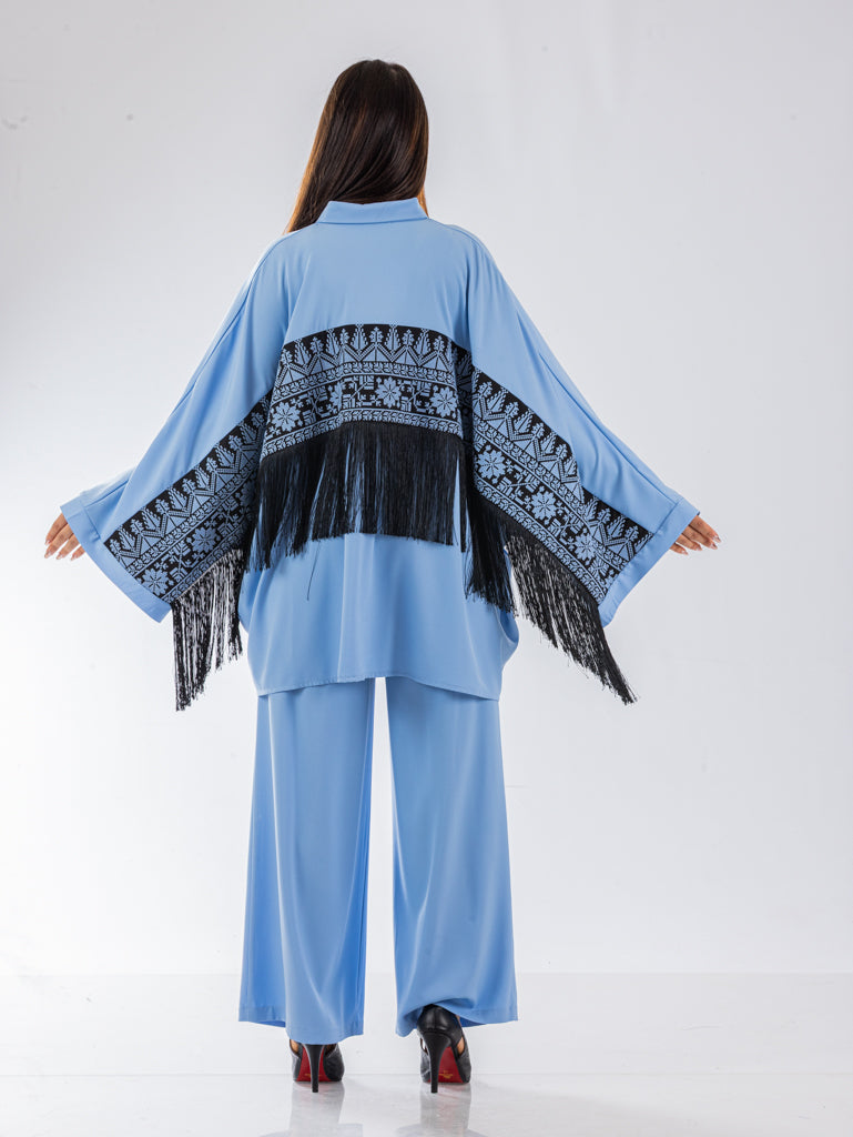Embroidered set