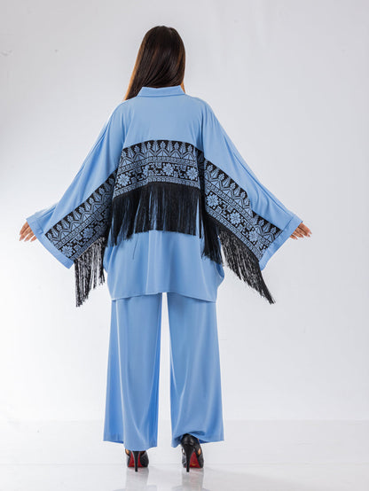 Embroidered set