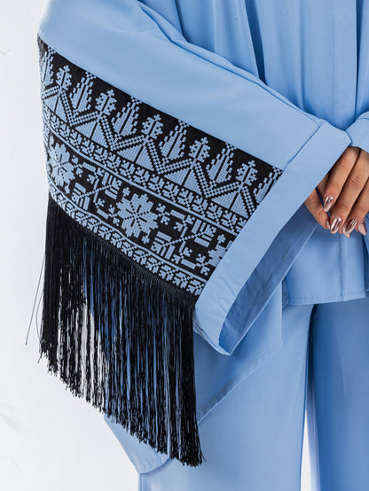 Embroidered set