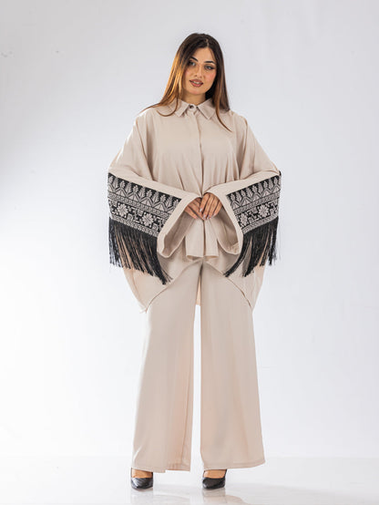 Embroidered set