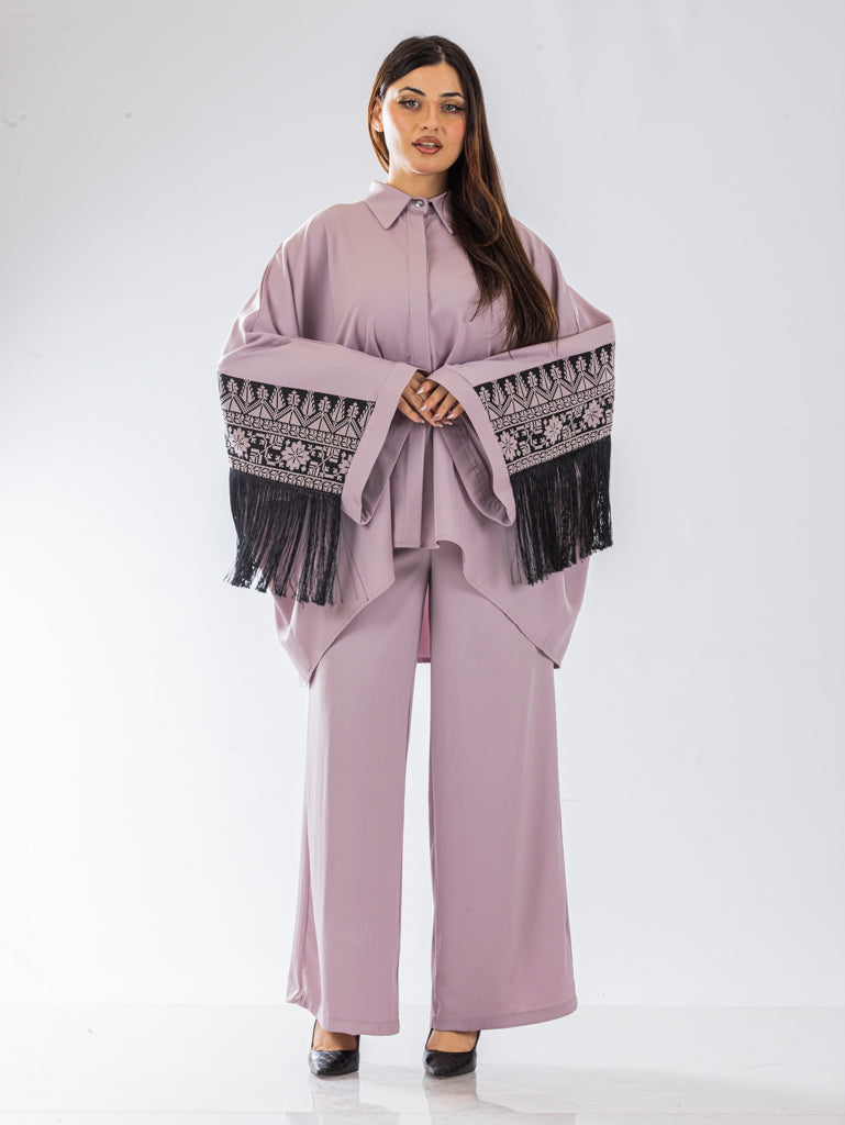 Embroidered set