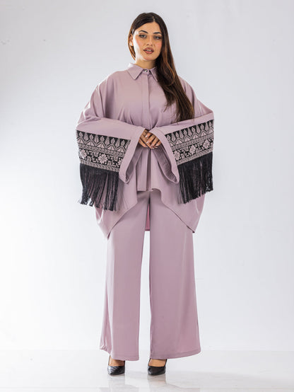 Embroidered set