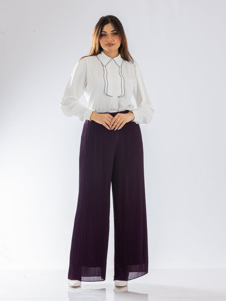 Chiffon pants