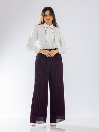 Chiffon pants