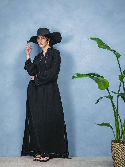 Black Boski Abaya