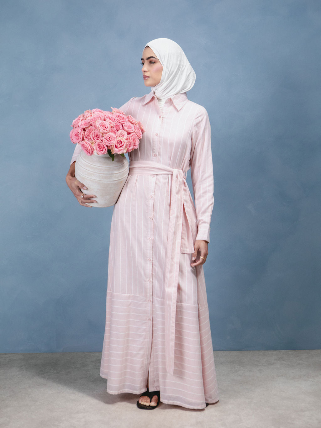 Pink Rock Shirted Maxi