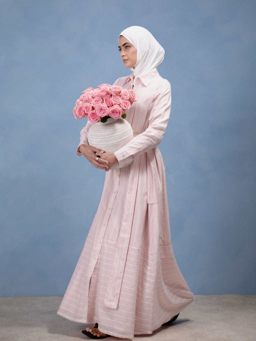 Pink Rock Shirted Maxi