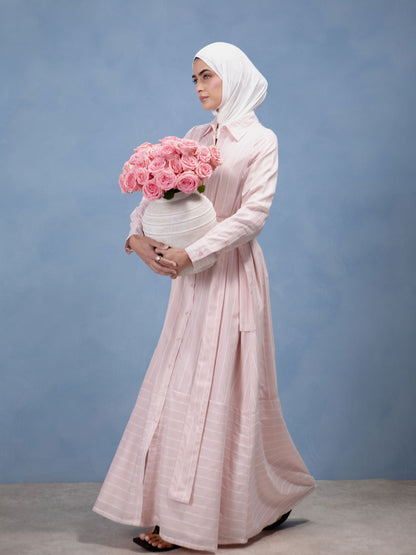 Pink Rock Shirted Maxi