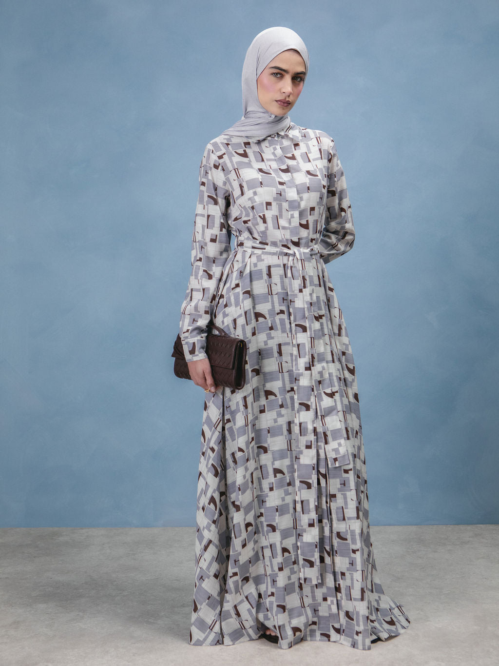 Blue Retro Maxi