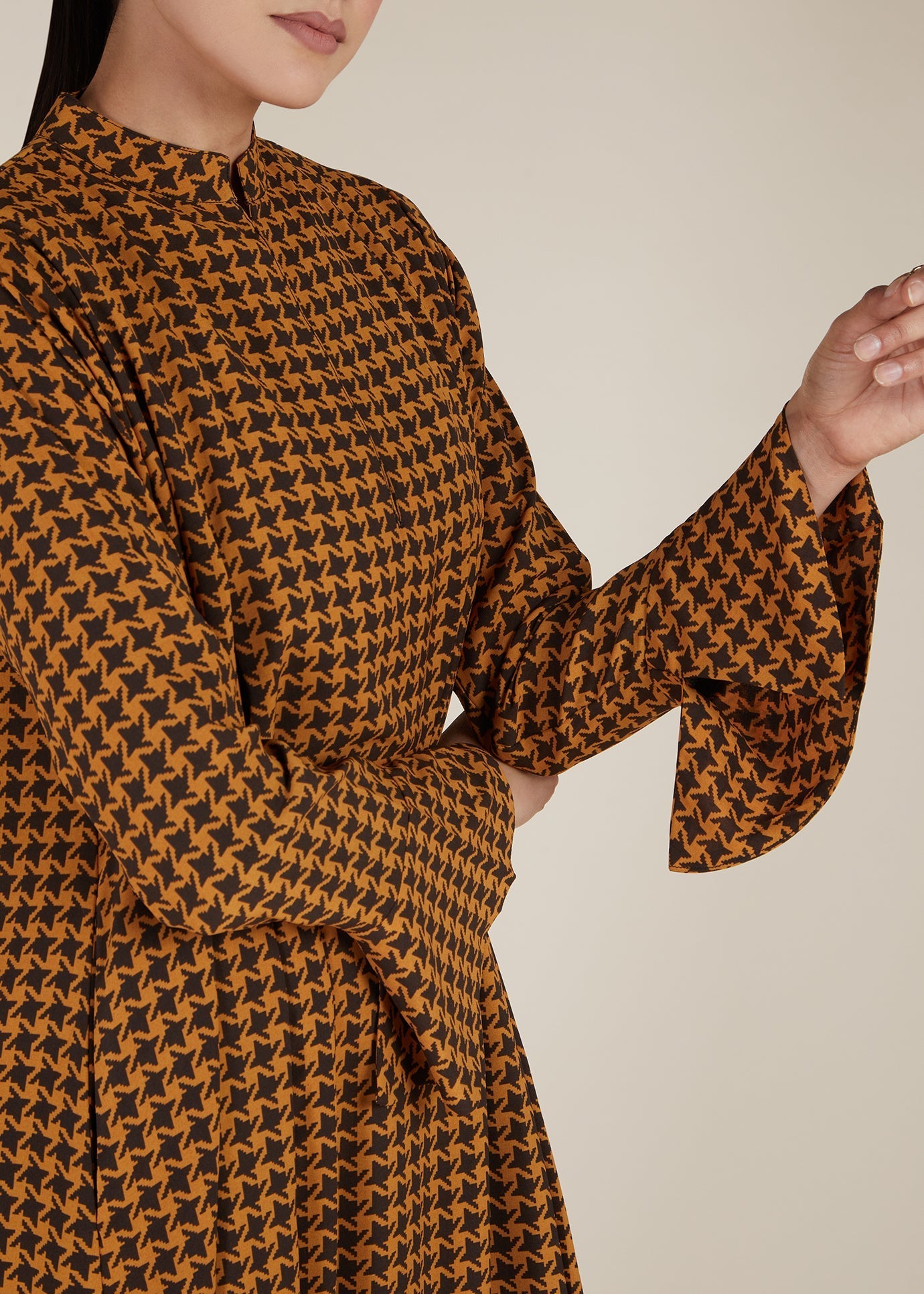 Houndstooth Abaya