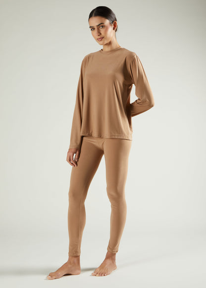 Second Skin Top Wheat