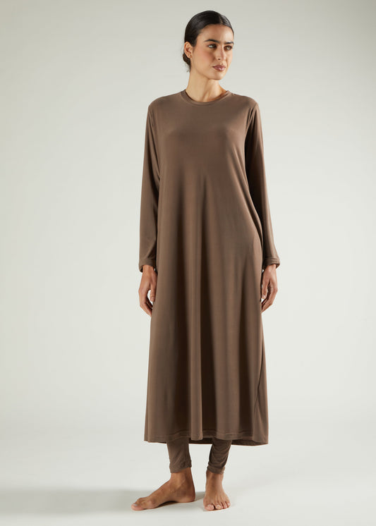 Second Skin Full Slip Chestnut