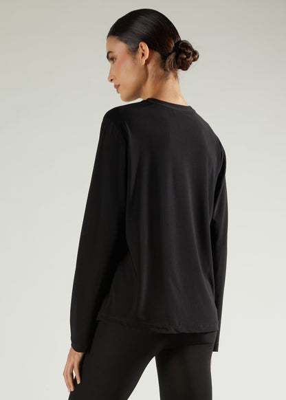 Second Skin Top Ebony