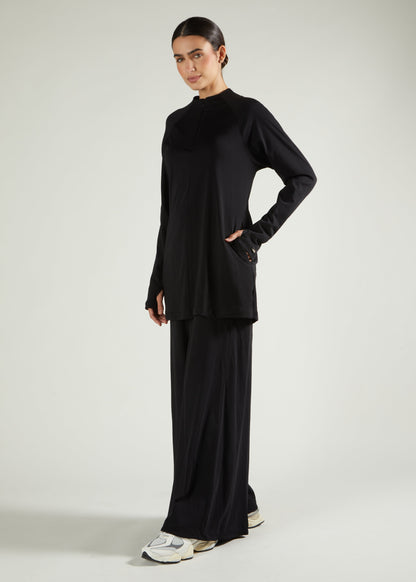 Active Co-Ord Set Black