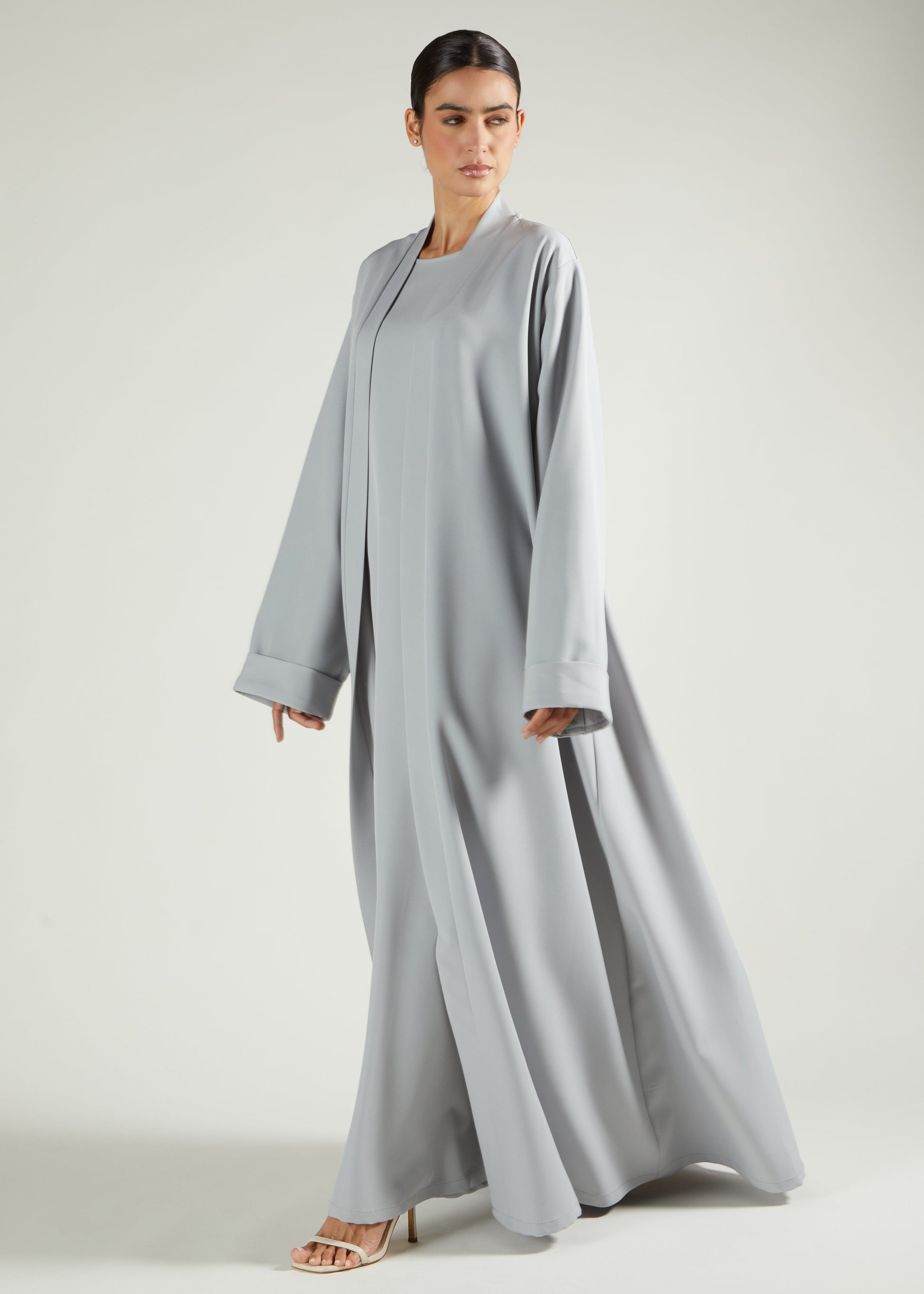 Twin Set Abaya Powder Blue - Final Sale