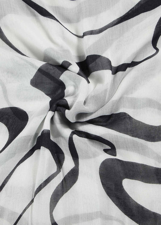 Abstract Ink Premium Modal Hijab