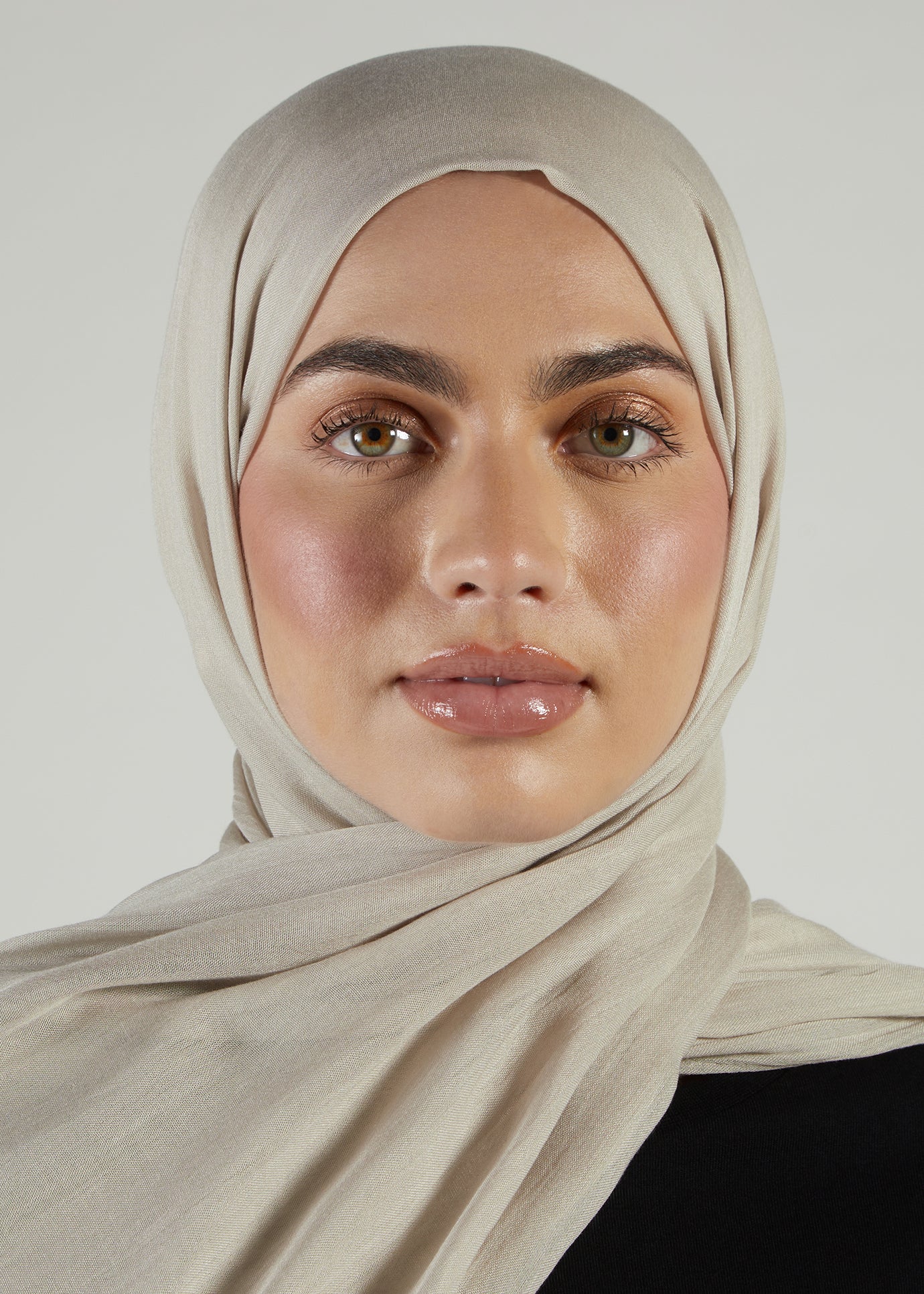 Warm Grey Premium Modal Hijab