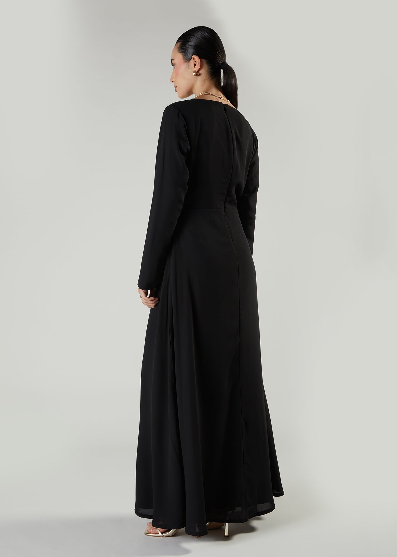 Side Twist Maxi Black