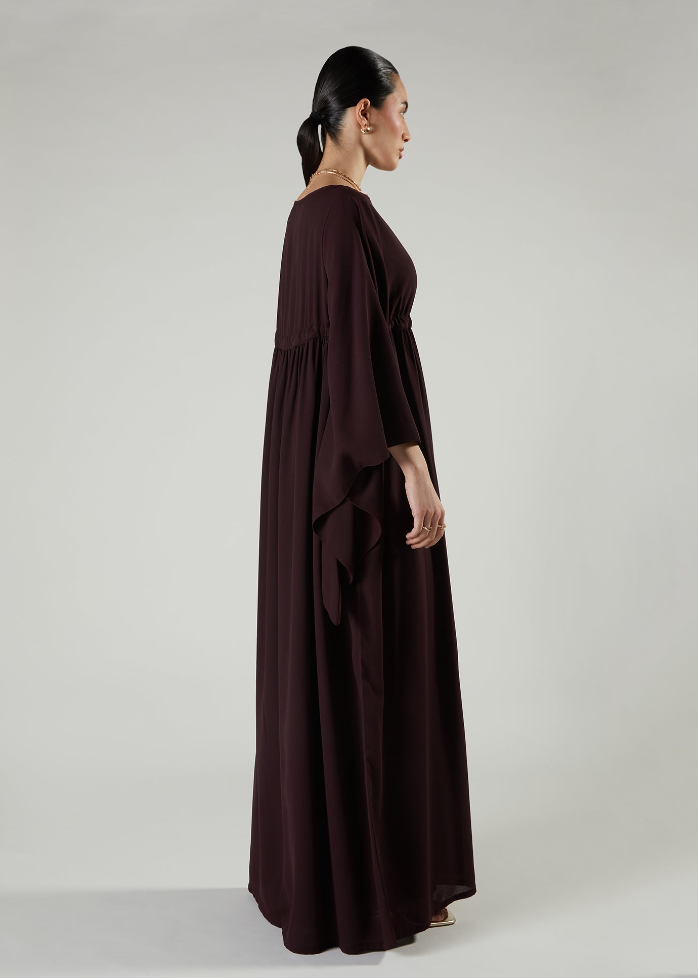 Mira Abaya Plum