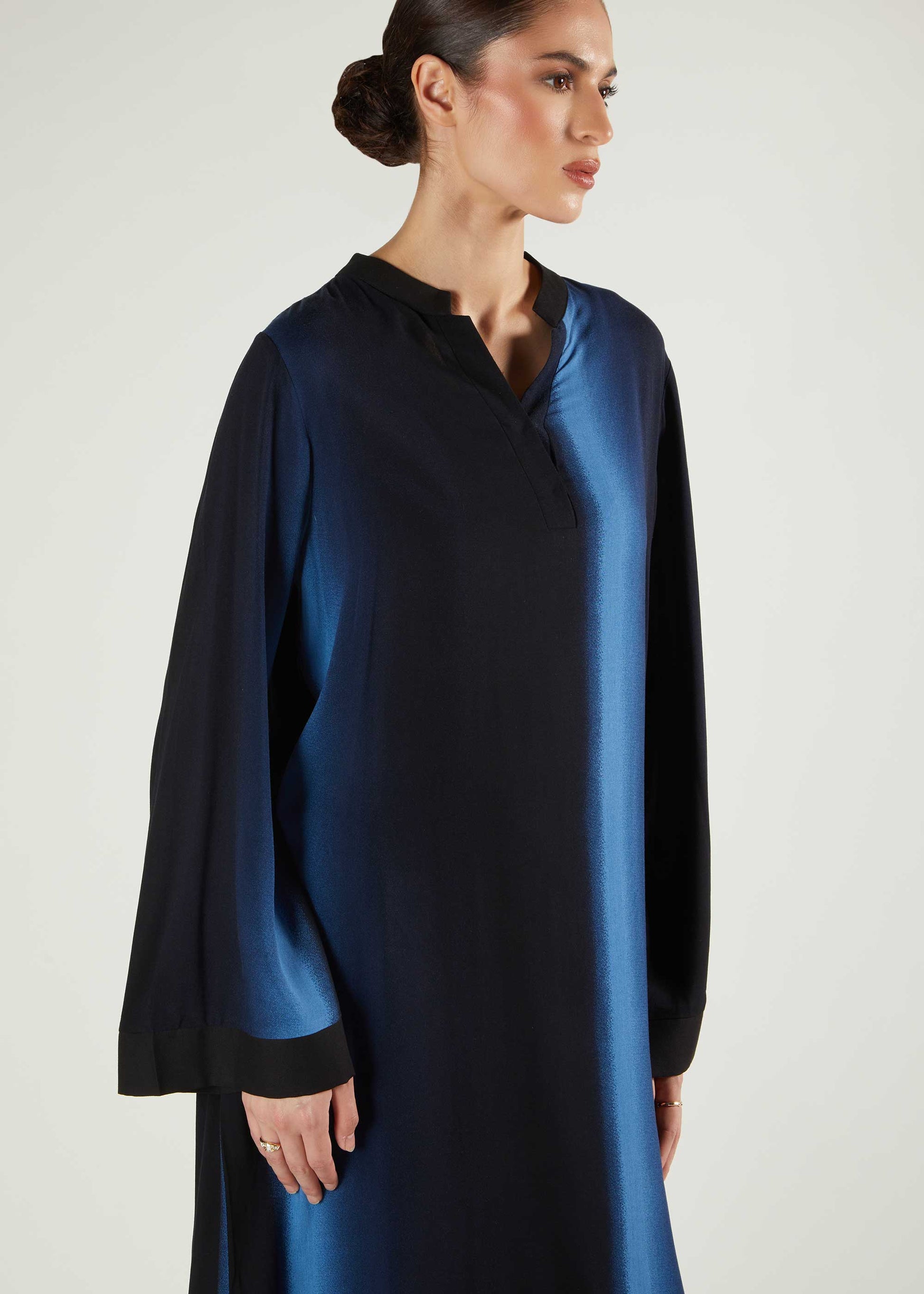 Midnight Tye Dye Abaya