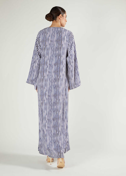 Blue Stripe Kaftan