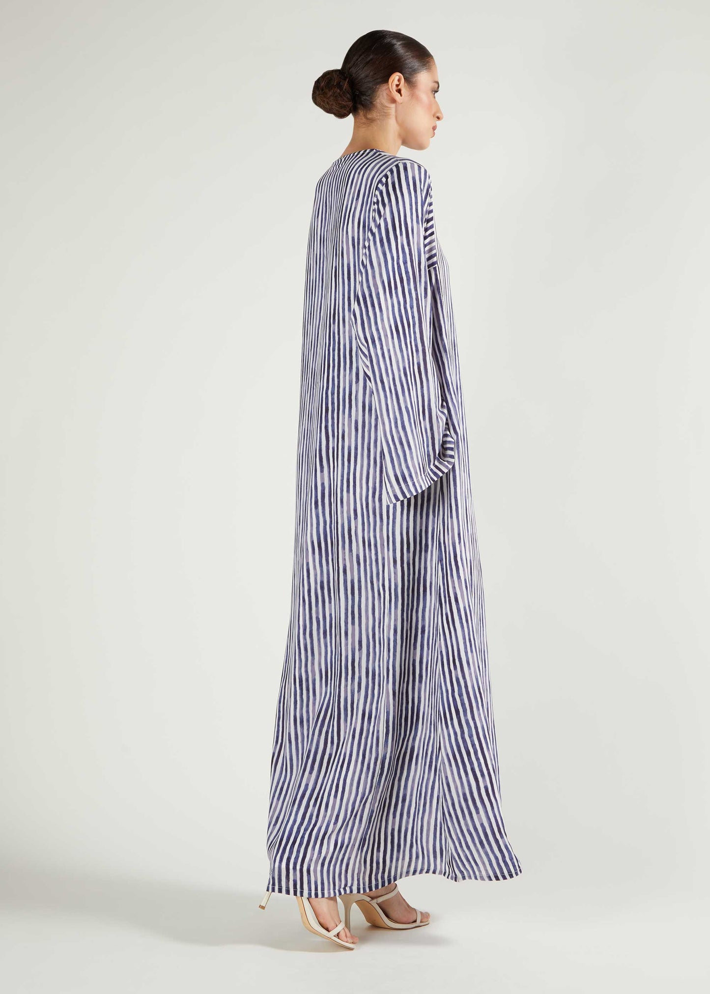 Blue Stripe Kaftan