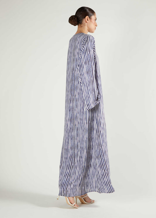 Blue Stripe Kaftan