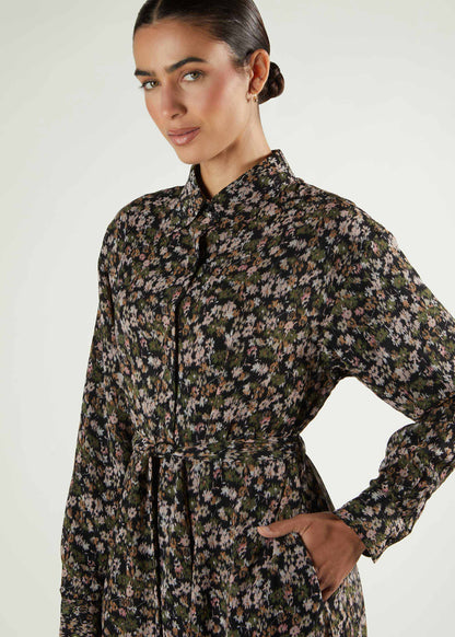 Camo Shirted Maxi
