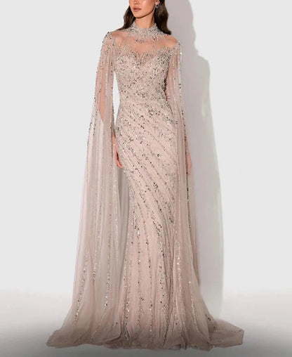 Ella Cape Gown