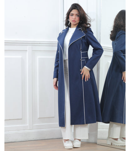 Women's winter jacket with trim