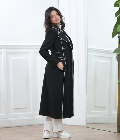 Women's winter jacket with trim