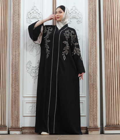 Embroidered women's abaya